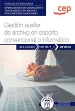 GESTION AUXILIAR DE ARCHIVO EN SOPORTE CONVENCIONAL O INFORMATICO OPER