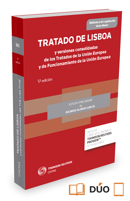 TRATADO DE LISBOA Y VERSIONES CONSOLIDADAS DE LOS TRATADOS DE LA UNIÓN EUROPEA Y.