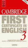 CAMBRIDGE FIRST CERTIFICATE IN ENGLISH 3