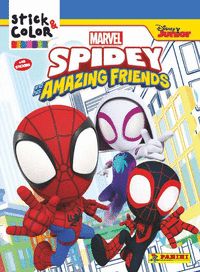 STICK COLOR SPIDERMAN AND FRIENDS