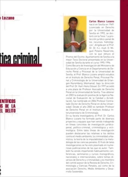 TRATADO DE POLÍTICA CRIMINAL - TOMO 1