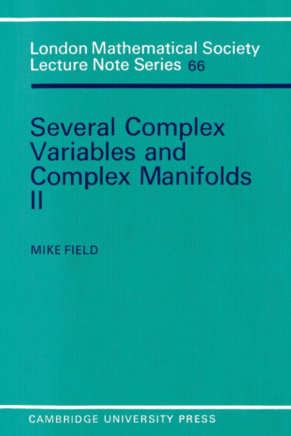 SEVERAL COMPLEX VARIABLES AND COMPLEX MANIFOLDS
