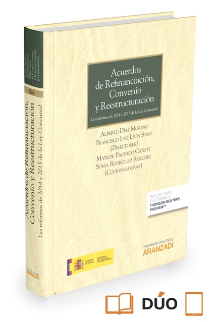 ACUERDOS DE REFINANCIACIÓN, CONVENIO Y REESTRUCTURACIÓN (PAPEL + E-BOOK)