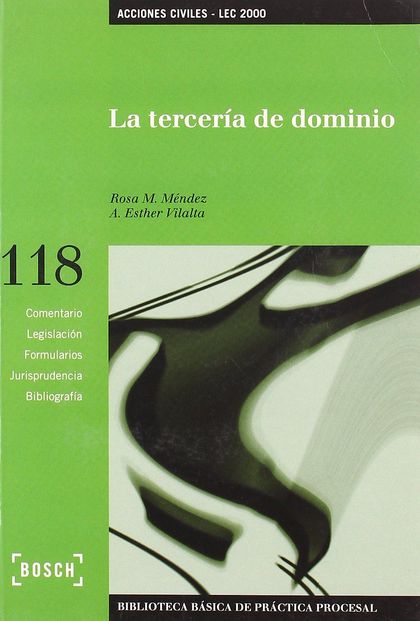 LA TERCERÍA DE DOMINIO - LEC 2000