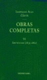 OBRAS COMPLETAS DE CLARÍN VI. ARTÍCULOS 1879-1882