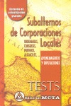 SUBALTERNOS DE CORPORACIONES LOCALES, TESTS