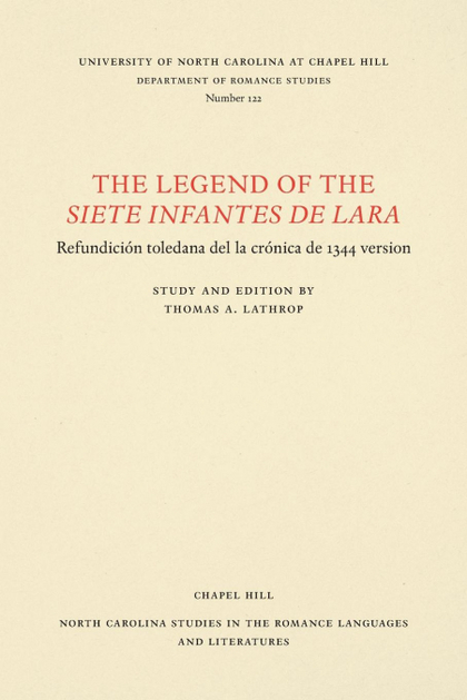 THE LEGEND OF THE SIETE INFANTES DE LARA
