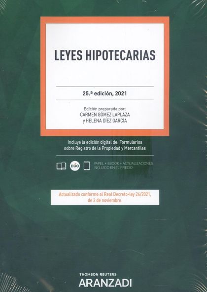 LEYES HIPOTECARIAS (PAPEL + E-BOOK)
