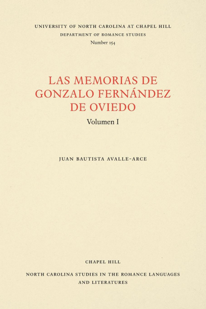 LAS MEMORIAS DE GONZALO FERNÁNDEZ DE OVIEDO
