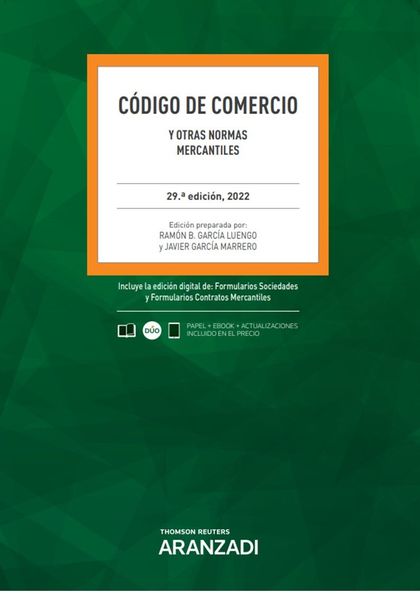 CÓDIGO DE COMERCIO (PAPEL + E-BOOK)