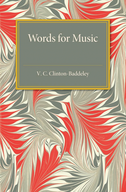 WORDS FOR MUSIC