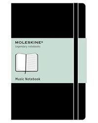 CLASSIC LARGE MUSIC NOTEBOOK -MOLESKINE