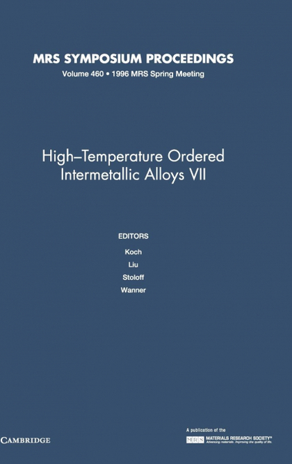 HIGH-TEMPERATURE ORDERED INTERMETALLIC ALLOYS VII V460