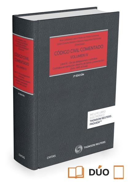 CÓDIGO CIVIL COMENTADO VOLUMEN IV (PAPEL + E-BOOK)
