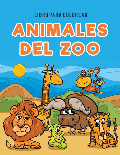 LIBRO PARA COLOREAR ANIMALES DEL ZOO