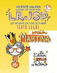 LRJSP VERSIÓN MARTINA. LEY 40/2015 DE 1 DE OCTUBRE. TEXTO LEGAL