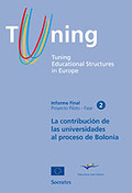 TUNING EDUCATIONAL STRUCTURES IN EUROPE II (CASTELLANO)