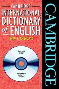 CAMBRIDGE INTERNACIONAL DICTIONARY OF ENGLISH ( CONTIENE CD )