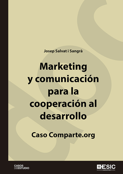 MARKETING Y COMUNICACIÓN PARA LA COOPERACIÓN AL DESARROLLO