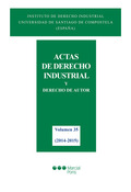 ACTAS DE DERECHO INDUSTRIAL VOL. 35 (2014-2015)