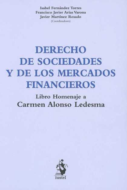 DERECHO DE SOCIEDADES Y DE LOS MERCADOS FINANCIEROS