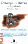 I. CRONOLOGIA DE LA HISTORIA DE ESPAÑA. PREHISTORIA - SIGLO XV