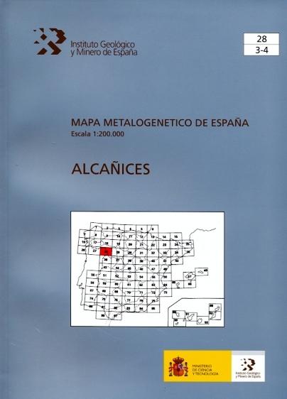 MAPA METALOGENÉTICO DE ALCAÑICES E: 1:200.000