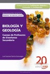CUERPO DE PROFESORES DE ENSEÑANZA SECUNDARIA, BIOLOGÍA Y GEOLOGÍA, 1 BACHILLERATO. PROGRAMACIÓN