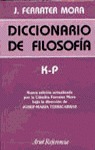 DICCIONARIO DE FILOSOFÍA. VOL. 3  K-P