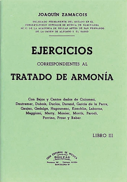 EJERCICIOS ARMONÍA VOL. III