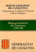 MAPA GRAVIMÈTRIC DE CATALUNYA 1:500.000