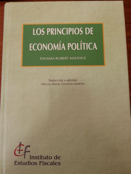LOS PRINCIPIOS DE ECONOMÍA POLÍTICA