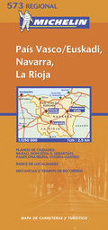 MAPA PAÍS VASCO / EUSKADI, NAVARRA, LA RIOJA Nº 573
