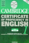 CAMBRIDGE CERTIFICATE OF PROFICIENCY IN ENGLISH 1