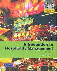 INTRODUCTION TO HOSPITALITY MANAGEMENT