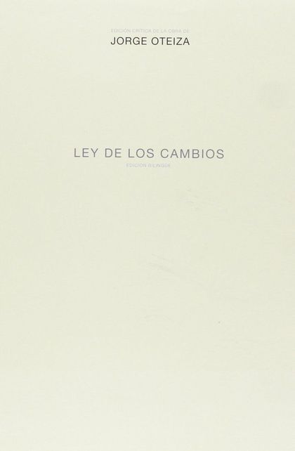 LEY DE LOS CAMBIOS