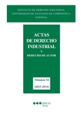 ACTAS DE DERECHO INDUSTRIAL. VOL. 34 (2013-2014)