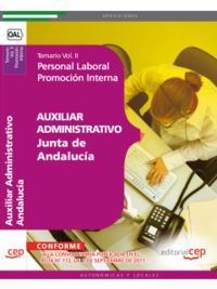 AUXILIAR ADMINISTRATIVO DE LA JUNTA DE ANDALUCÍA. PERSONAL LABORAL PROMOCIÓN INT