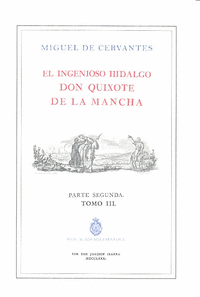 QUIJOTE DE LA RAE, EL. TOMO 3 (ED. DE IBARRA).