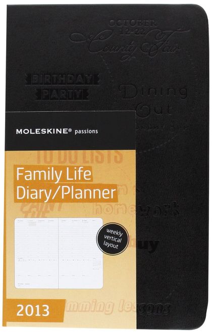 2013 PASSIONS DIARIES FAMILY LIFE WEEKLY DIARY L