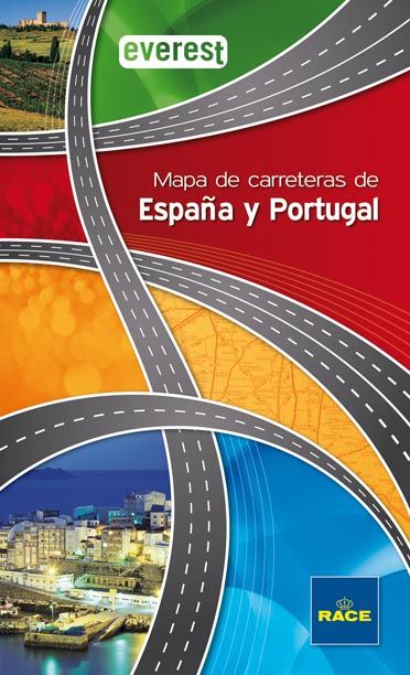MAPA DE CARRETERAS DE ESPAÑA Y PORTUGAL EVEREST