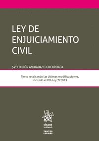 LEY DE ENJUICIAMIENTO CIVIL 34ª EDICIÓN