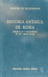 HISTORIA ANTIGUA ROMA LIBROS X-XI Y FRAG