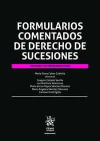 FORMULARIOS COMENTADOS DE DERECHO DE SUCESIONES