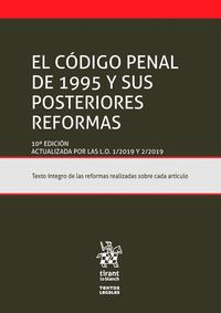 EL CÓDIGO PENAL DE 1995 Y SUS POSTERIORES REFORMAS, 10 EDICIÓN