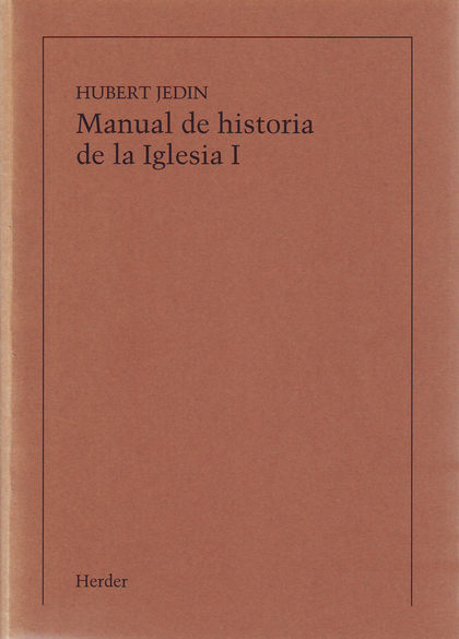 MANUAL DE HISTORIA DE LA IGLESIA I