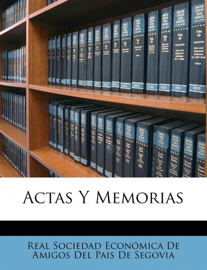 ACTAS Y MEMORIAS