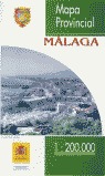 MAPA PROVINCIAL MALAGA 1:200.000