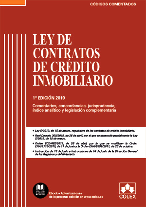 LEY DE CONTRATOS DE CRÉDITO INMOBILIARIO - CÓDIGO COMENTADO                     CONTIENE CONCOR