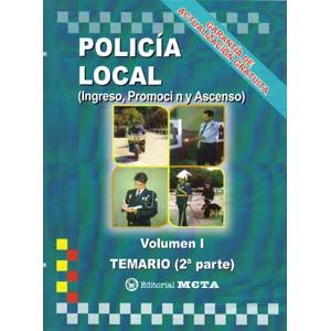 POLICIA LOCAL VOLUMEN I. SEGUNDA PARTE TEMARIO